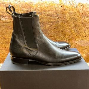 Oro Los Angeles ‘The Leather Granada Chelsea Boot’ size 10 — Black Leather